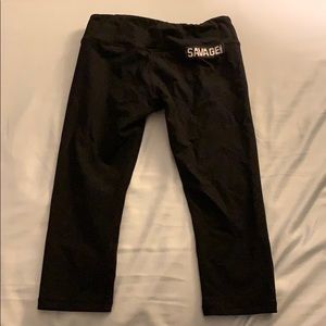 Capri length leggings